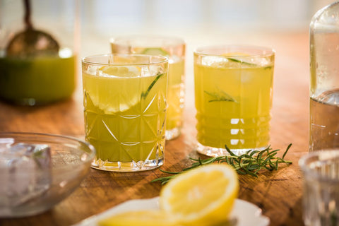 Rosemary Infused Cucumber Lemonade